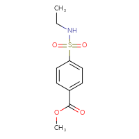 Chemical structure of methyl 4-(ethylsulfamoyl)benzoate - CSSB00000222302