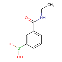 Chemical structure of [3-(ethylcarbamoyl)phenyl]boronic acid - CSSB00000049322