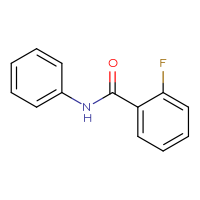 Chemical structure of 2-fluoro-N-phenylbenzamide - CSSB00000153486