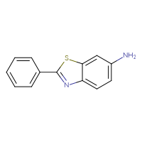 Chemical structure of 2-phenyl-1,3-benzothiazol-6-amine - CSSB00006003797