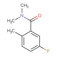 Chemical structure of 5-fluoro-N,N,2-trimethylbenzamide - CSSB00000241502