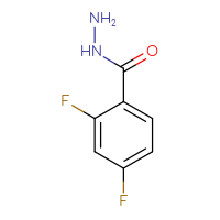 Chemical structure of 2,4-difluorobenzohydrazide - CSSB00000189803