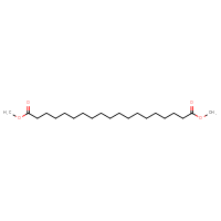 Chemical structure of 1,19-dimethyl nonadecanedioate - CSSB20620709215
