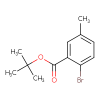 Chemical structure of tert-butyl 2-bromo-5-methylbenzoate - CSSB00012863150