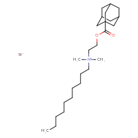 Chemical structure of [2-(adamantane-1-carbonyloxy)ethyl](decyl)dimethylazanium bromide - CSSB00025760688
