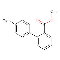 Chemical structure of methyl 4'-methyl-[1,1'-biphenyl]-2-carboxylate - CSSB00000011418