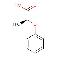 Chemical structure of (2S)-2-phenoxypropanoic acid - CSSB00011997028