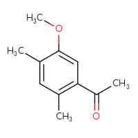 Chemical structure of 1-(5-methoxy-2,4-dimethylphenyl)ethan-1-one - CSSB00010648349