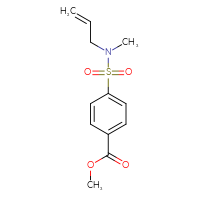Chemical structure of methyl 4-[methyl(prop-2-en-1-yl)sulfamoyl]benzoate - CSSB02005696338