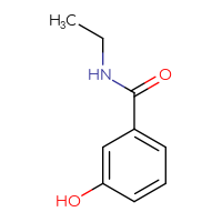 Chemical structure of N-ethyl-3-hydroxybenzamide - CSSB00000160095