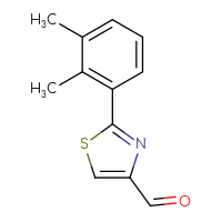 Chemical structure of 2-(2,3-dimethylphenyl)-1,3-thiazole-4-carbaldehyde - CSSB00011515891