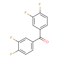 Chemical structure of bis(3,4-difluorophenyl)methanone - CSSB00000768977
