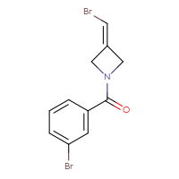 Chemical structure of 1-(3-bromobenzoyl)-3-(bromomethylidene)azetidine - CSSB02490830027
