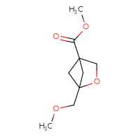 Chemical structure of methyl 1-(methoxymethyl)-2-oxabicyclo[2.1.1]hexane-4-carboxylate - CSSB00154311361