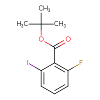 Chemical structure of tert-butyl 2-fluoro-6-iodobenzoate - CSSB00011001184