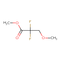 Chemical structure of methyl 2,2-difluoro-3-methoxypropanoate - CSSB00000082308