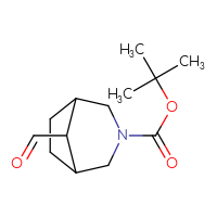 Chemical structure of tert-butyl 8-formyl-3-azabicyclo[3.2.1]octane-3-carboxylate - CSSB00011012471