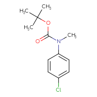 Chemical structure of tert-butyl N-(4-chlorophenyl)-N-methylcarbamate - CSSB00010412181