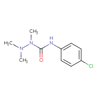 Chemical structure of 1-(4-chlorophenyl)-3-(dimethylamino)-3-methylurea - CSSB21413479159