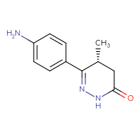 Chemical structure of (5R)-6-(4-aminophenyl)-5-methyl-2,3,4,5-tetrahydropyridazin-3-one - CSSB00016988616