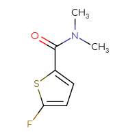 Chemical structure of 5-fluoro-N,N-dimethylthiophene-2-carboxamide - CSSB00114251370