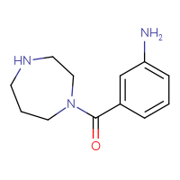 Chemical structure of 3-(1,4-diazepane-1-carbonyl)aniline - CSSB00000348140