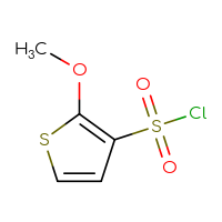 Chemical structure of 2-methoxythiophene-3-sulfonyl chloride - CSSB00000120282