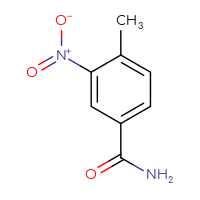 Chemical structure of 4-methyl-3-nitrobenzamide - CSSB00000162010