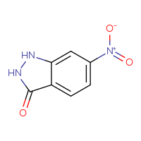 Chemical structure of 6-nitro-2,3-dihydro-1H-indazol-3-one - CSSB00011995905
