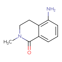 Chemical structure of 5-amino-2-methyl-1,2,3,4-tetrahydroisoquinolin-1-one - CSSB00102710666