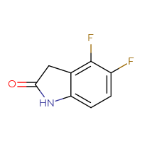 Chemical structure of 4,5-difluoro-2,3-dihydro-1H-indol-2-one - CSSB00000067420