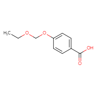 Chemical structure of 4-(ethoxymethoxy)benzoic acid - CSSB00012266241