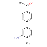 Chemical structure of 1-{3'-amino-4'-methyl-[1,1'-biphenyl]-4-yl}ethan-1-one - CSSB06582109465