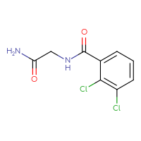 Chemical structure of 2-[(2,3-dichlorophenyl)formamido]acetamide - CSSB00000207008