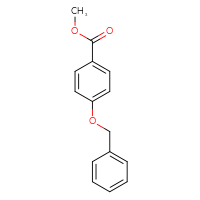 Chemical structure of methyl 4-(benzyloxy)benzoate - CSSB00000148118