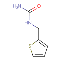 Chemical structure of [(thiophen-2-yl)methyl]urea - CSSB00000215107