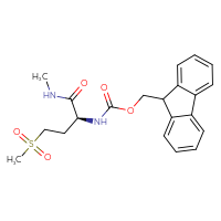 Chemical structure of (9H-fluoren-9-yl)methyl N-[(1S)-3-methanesulfonyl-1-(methylcarbamoyl)propyl]carbamate - CSSB00943410506