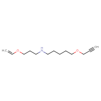 Chemical structure of [3-(ethenyloxy)propyl][5-(prop-2-yn-1-yloxy)pentyl]amine - CSMB21111715517