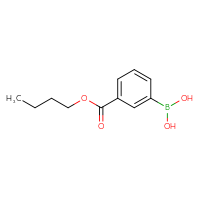 Chemical structure of [3-(butoxycarbonyl)phenyl]boronic acid - CSSB00010003840
