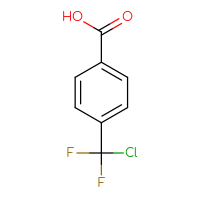Chemical structure of 4-(chlorodifluoromethyl)benzoic acid - CSSB00000047728