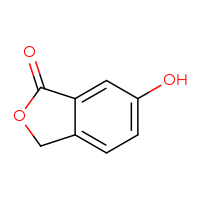 Chemical structure of 6-hydroxy-1,3-dihydro-2-benzofuran-1-one - CSSB00000089793