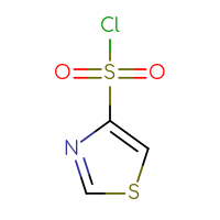 Chemical structure of 1,3-thiazole-4-sulfonyl chloride - CSSB00000120149