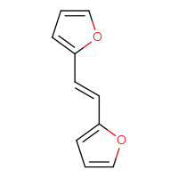 Chemical structure of 2-[(1E)-2-(furan-2-yl)ethenyl]furan - CSSB03496541308