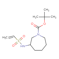 Chemical structure of tert-butyl 3-ethenesulfonamidoazepane-1-carboxylate - CSSB00154437236