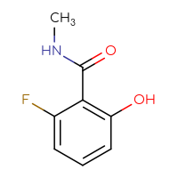 Chemical structure of 2-fluoro-6-hydroxy-N-methylbenzamide - CSSB00012187479