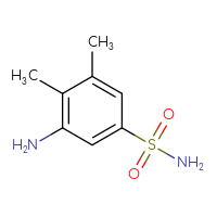 Chemical structure of 3-amino-4,5-dimethylbenzene-1-sulfonamide - CSSB00000203759