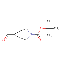 Chemical structure of tert-butyl 6-formyl-3-azabicyclo[3.1.0]hexane-3-carboxylate - CSSB00010059112