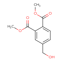 Chemical structure of 1,2-dimethyl 4-(hydroxymethyl)benzene-1,2-dicarboxylate - CSSB00010766212