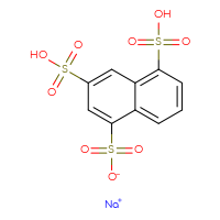Chemical structure of sodium 3,5-disulfonaphthalene-1-sulfonate - CSSB00025726503