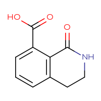 Chemical structure of 1-oxo-1,2,3,4-tetrahydroisoquinoline-8-carboxylic acid - CSSB02495333197